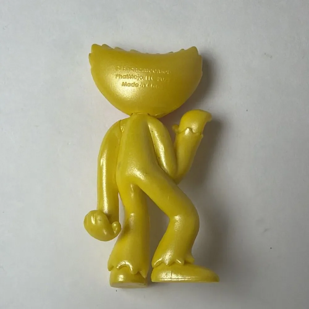 Smiling Huggy Wuggy Poppy Playtime PhatMojo Collectible Mini Figure & Keychain